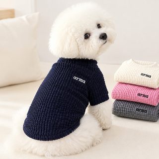 펫 춘추 와플거 맨투맨 패션 자모 자수 레깅스 멍뭉이 애완견