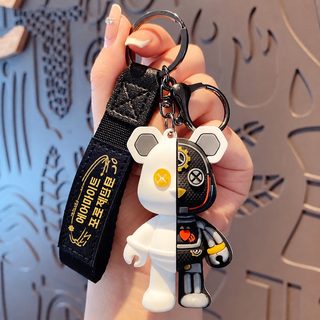 半解剖机械小熊钥匙扣挂件公仔卡通汽车批发挂饰可爱书包配饰礼品