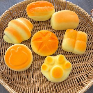 치즈빵 말랑이 촉감 장난감 느린 복원 스트레스 해소 주물럭 스퀴시 촉감놀