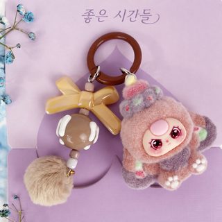 아이 세 살 귀염둥이 벨벳 만화 걸이 책가방 귀여운 피규어 열쇠고리 학생 걸이 선물 절친