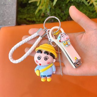 짱구 캐릭터 키링 자동차 열쇠고리 손톱깎이 귀이개 세트 책가방 장식