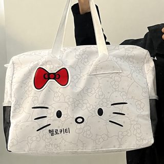 Hello Kitty 여행가방 캐릭터 큐티 캐리어 숄더 핸드백 여행가방 대용량 크로스