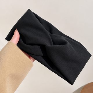 데일리 와이드 니트 헤어밴드 세안용 탄력 머리띠 정수리 볼륨 헤어밴드