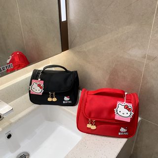 HelloKitty正版授权韩版手提大容量化妆包洗漱包护肤品收纳包女包