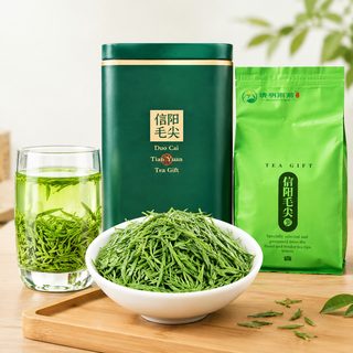 신양모첨 중국 녹차 우전 잎차 가정용 선물용 250g 500g