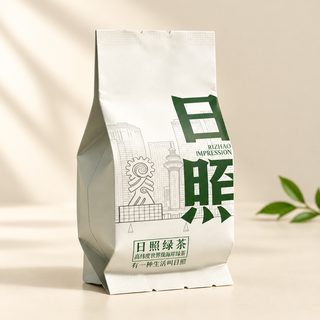 중국 산둥성 일조 녹차 잎차 가을차 진한 향 업소용