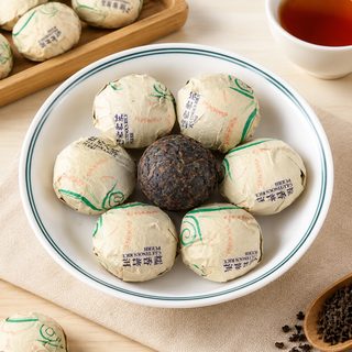 운남 찹쌀향 보이차 숙차 미니 타차 500g