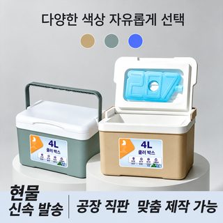 야외 캠핑 차량용 아이스박스 보냉 보온 쿨러 낚시 피크닉 4L~26L
