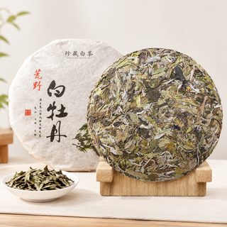 복정 백모단 백차 꽃향 찻잎 병차 300g