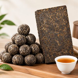 운남 멍하이 숙차 보이차 357g 차병 가정용
