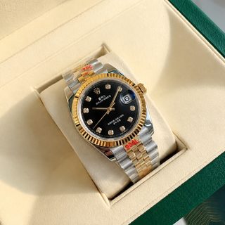 라오자 남성용 데이트저스트형 자동 기계식 시계 41mm 사파이어 글라스 100m