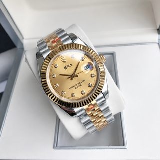 41MM 로그 모방 기계 주초 코어 전자동 실심 강철 벨트 남성 손목시계 방수
