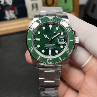 vs 녹수귀 41mm 탑재 단동 3235 코어 노가 잠항자 전자동 기계 남성 야광 시계