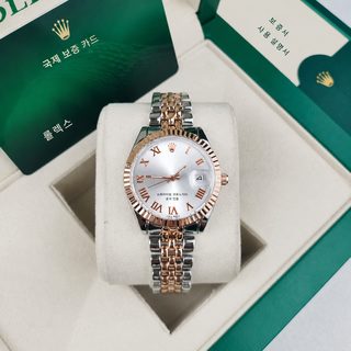 노가 일지 여성용 32mm 쿼츠 손목시계 스테인리스 스틸 솔리드 밴드 패션 데