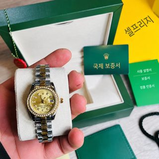 일지 패션 여성 강철 벨트 시계 대박 고급 금시계 브랜드 달력 간 금원천 공