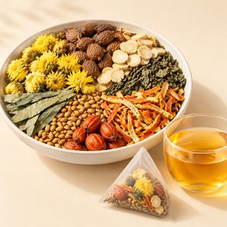나한과 국화 방대해 혼합차 개별포장 티백