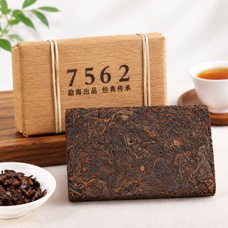 운남 맹해 보이차 숙차 벽돌형 전차 250g