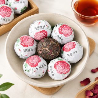 운남 장미 보이차 숙차 미니 소타차 개별포장 500g