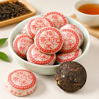 운남 보이차 숙차 찹쌀향 미니 타차 개별포장 500g
