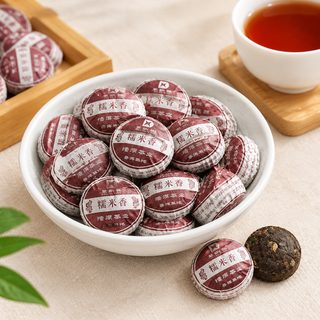 찹쌀향 미니 보이차 숙성차 500g 벌크