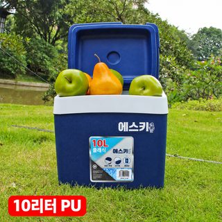 Esky 10L 차량용 아이스박스 보냉박스 캠핑 낚시 휴대용 플라스틱 쿨러