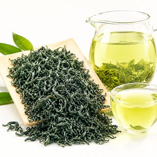 중국 고산 운무 녹차 잎차 덖음 봄차 100g