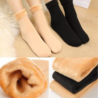 양말 남녀 공용 가을 겨울 보온 바닥 양말 기모 두께 컬러 중통 눈밭 양말