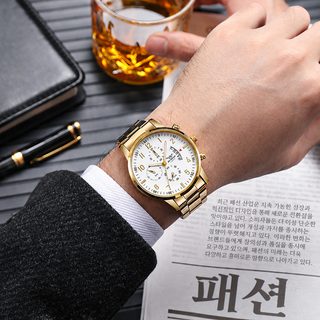 2022 아마존 신상 남성 다기능 쿼츠 손목시계 아날로그 디지털 캘린더 비즈