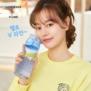 러버클 인어선 스포츠 물컵 여자 플라스틱 컵 러버클 트리탄 휴대용 여름