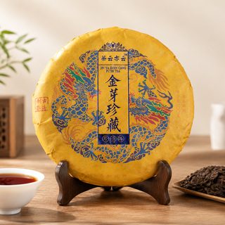 중국 운남 보이차 숙차 원형 병차 100g