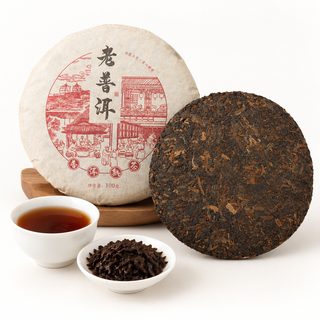 중국 운남 보이차 숙차 병차 100g 가정용 잎차