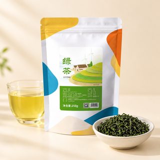 업소용 고산 녹차 잎차 250g 진한 향 파우치 포장