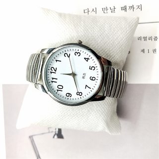 중장년층 시계 노인층 시계 남자 시계 여자 큰 디지털 스프링 벨트 커플 석