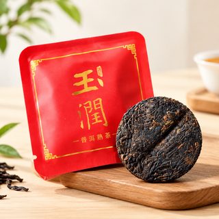 운남 보이차 숙차 미니 원형 병차 가정용 잎차