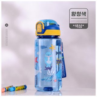 신형 플라스틱 물컵 학생 한국판 휴대용 만화 창의 물컵 랜덤컵 가정용 어