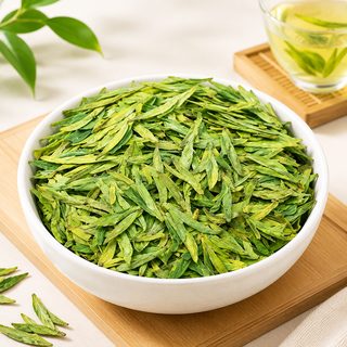 용정 녹차 43 명전 수확 고소한 콩향 잎차 500g