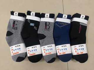 큰 발바닥 양말 남성 가을 겨울 두꺼운 남자 양말 여성 양말 노인 양말 중통