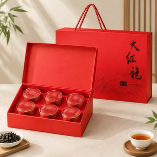 무이암차 대홍포 우롱차 개별 캔 포장 명절 선물세트