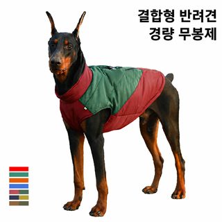 TAGOON 강아지 방한 솜조끼 가을 겨울 보온 패딩 애견 의류
