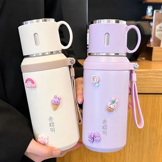공장 직판 그릇 뚜껑 높은 용모치 316 스테인리스강 보온컵 휴대용 물컵 보