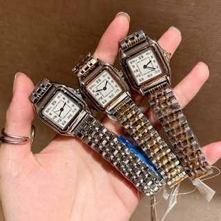 카자 치타 시리즈 여성 사각 쿼츠 스테인리스 패션 손목시계