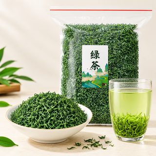 중국 고산 녹차 모첨 진한 향의 봄 잎차