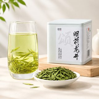 명전 용정차 녹차 잎차 50g 캔포장