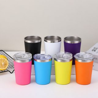 12oz 우유컵 이중 진공 원추형 맥주컵 옥외 자동차컵 스테인리스강 보온컵