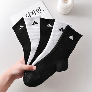 남녀공용 데일리 양말 중목·페이크삭스 사계절 스포츠 캐주얼 커플 양말