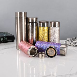 티타늄 이중 보온병 차량용 휴대용 스트레이트 포켓컵 260ml 300ml 420ml 비즈니