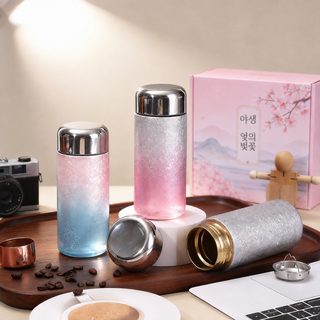 높은 용모치 미니 티타늄 합금 보온컵 작고 휴대용 포켓컵 얼음 결정 복티타늄 차수 분리 포차 물컵