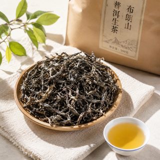 운남 보랑산 보이차 생차 산차 500g