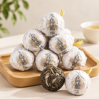 운남 임창 빙도 보이차 생차 용주 구슬차 500g
