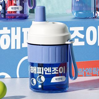 락앤락(locknlock) 가용품 화려한 빨대컵 600ml HAP535BLUFU 선물P
